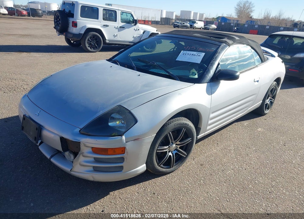 2002 MITSUBISHI ECLIPSE SPYDER GS VIN: 4A3AE45G92E073678