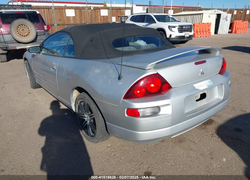 2002 MITSUBISHI ECLIPSE SPYDER GS VIN: 4A3AE45G92E073678