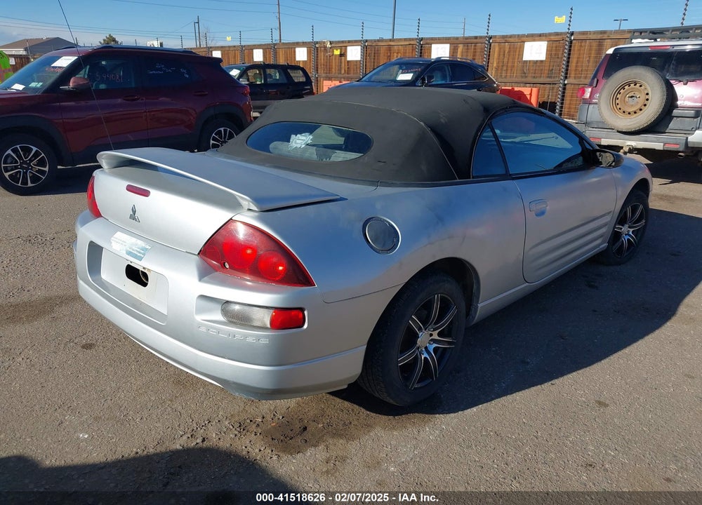 2002 MITSUBISHI ECLIPSE SPYDER GS VIN: 4A3AE45G92E073678