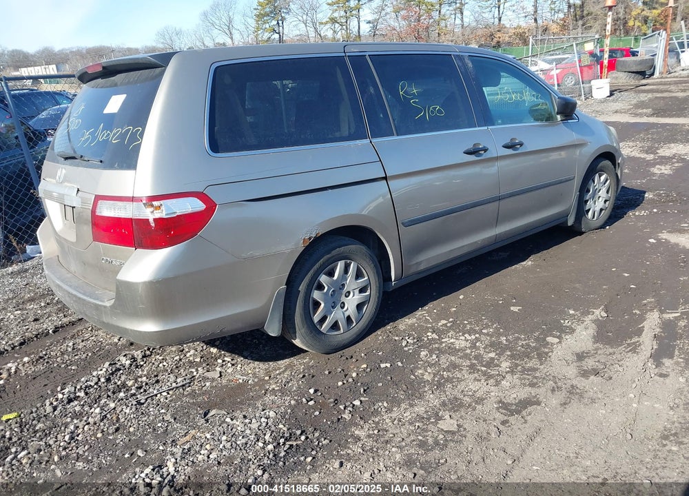 2005 HONDA ODYSSEY VIN: 5FNRL38275B099429