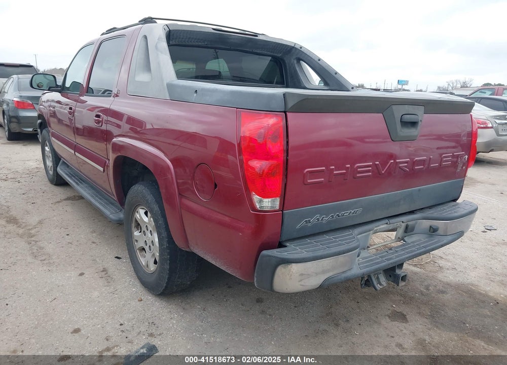 2005 CHEVROLET AVALANCHE 1500 Z66 VIN: 3GNEC12Z85G216543