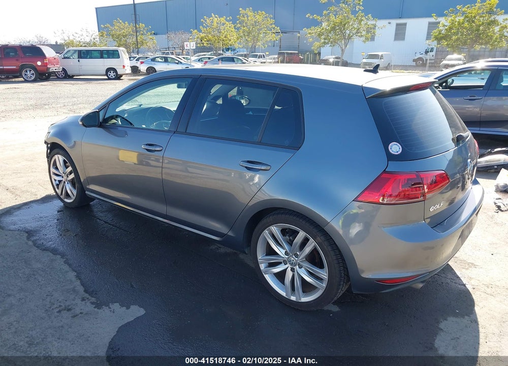 2015 VOLKSWAGEN GOLF VIN: 3VW2A7AU9FM025241