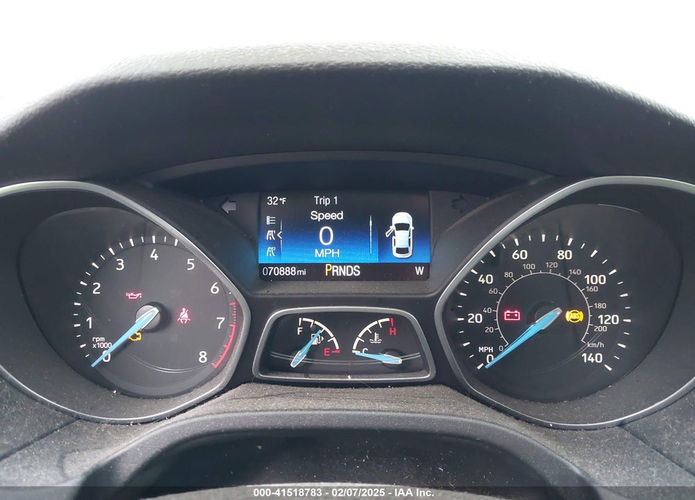2018 FORD FOCUS VIN: 1FADP3FE9JL271534