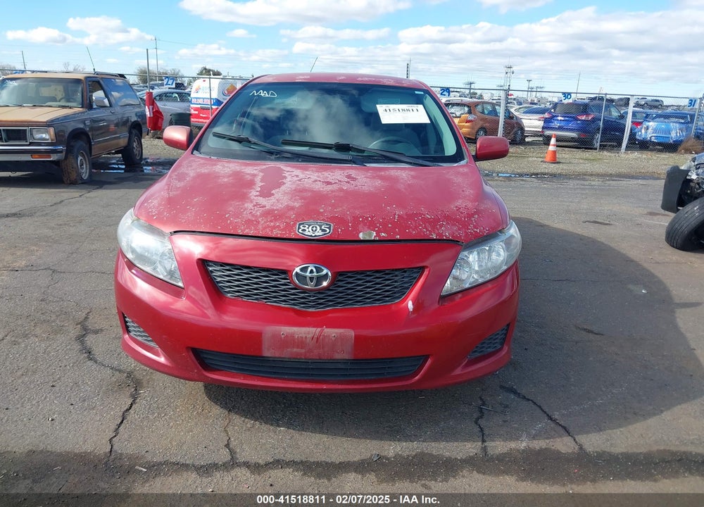 2010 TOYOTA COROLLA LE VIN: 1NXBU4EE7AZ167583