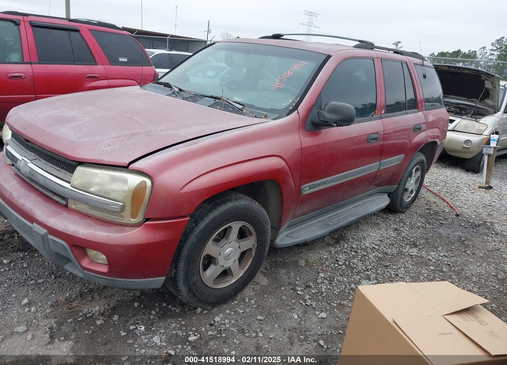 2002 CHEVROLET TRAILBLAZER LT VIN: 1GNDS13S622383150