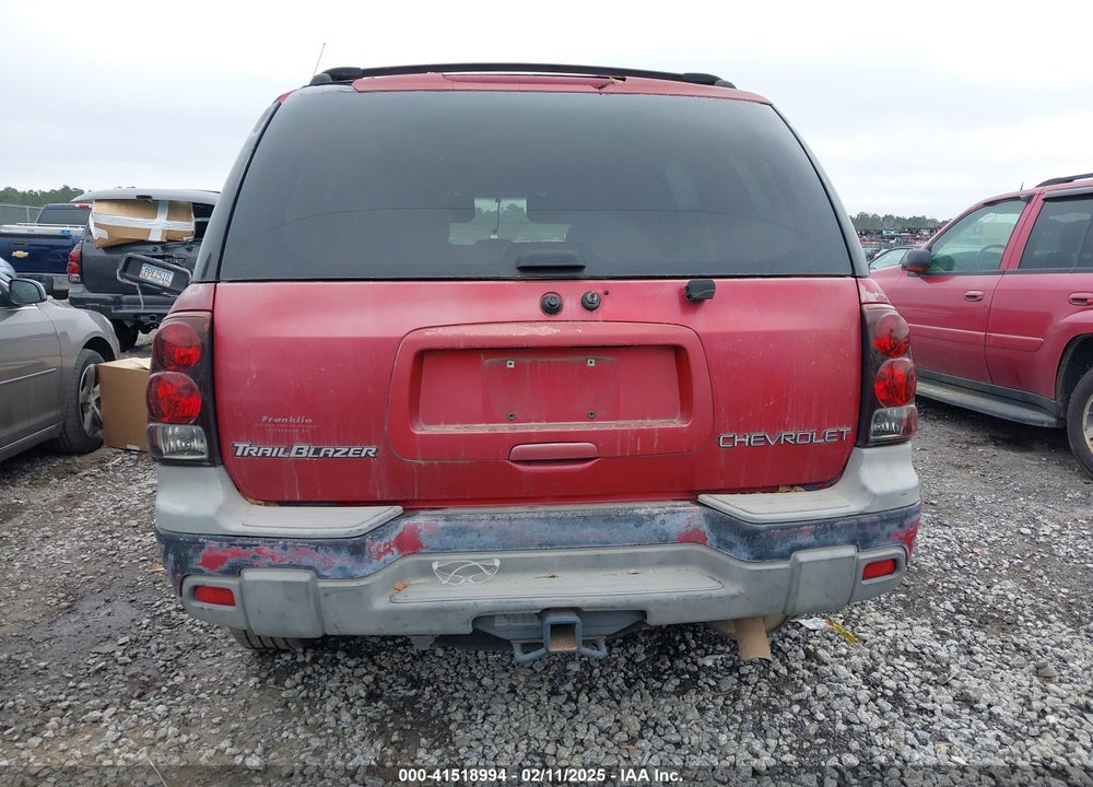 2002 CHEVROLET TRAILBLAZER LT VIN: 1GNDS13S622383150