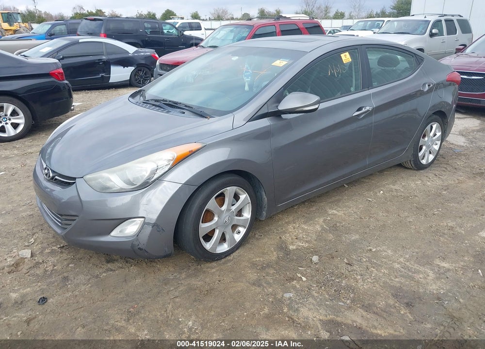 2012 HYUNDAI ELANTRA LIMITED VIN: 5NPDH4AE3CH111290