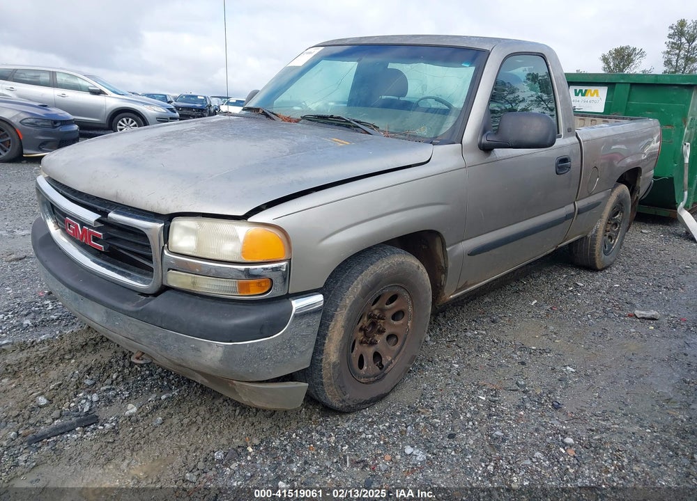 2002 GMC SIERRA 1500 SL VIN: 1GTEC14W52Z141775