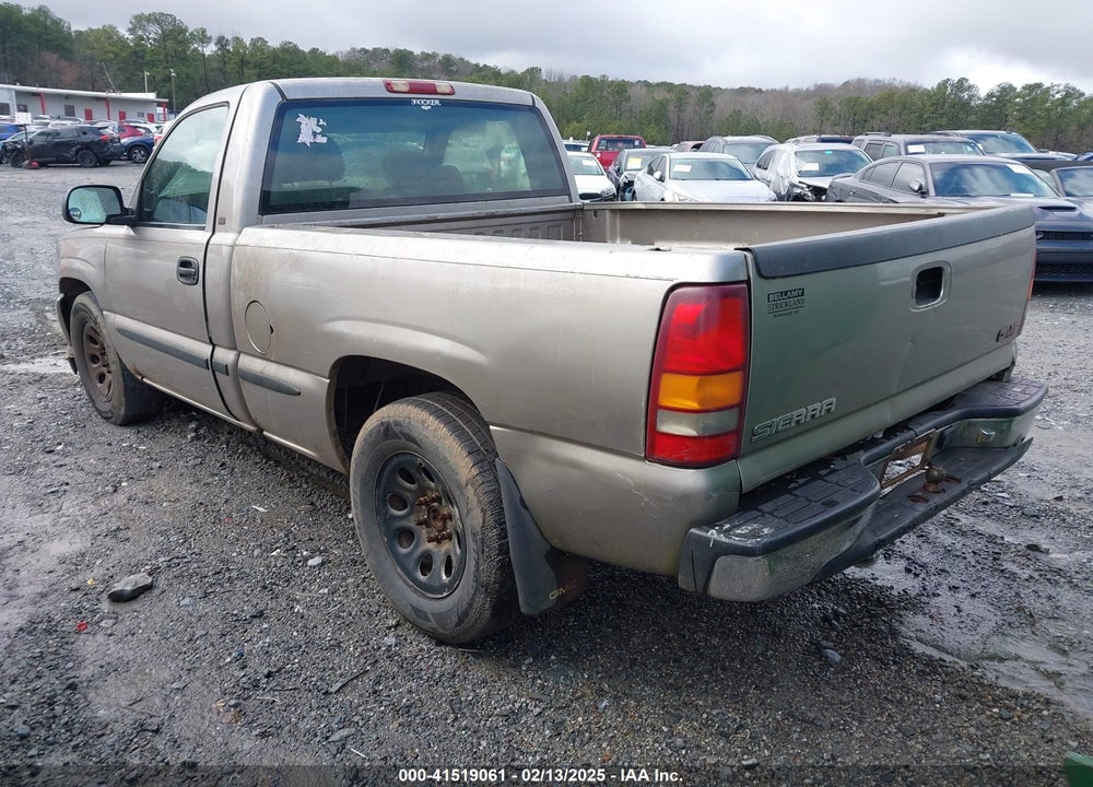 2002 GMC SIERRA 1500 SL VIN: 1GTEC14W52Z141775