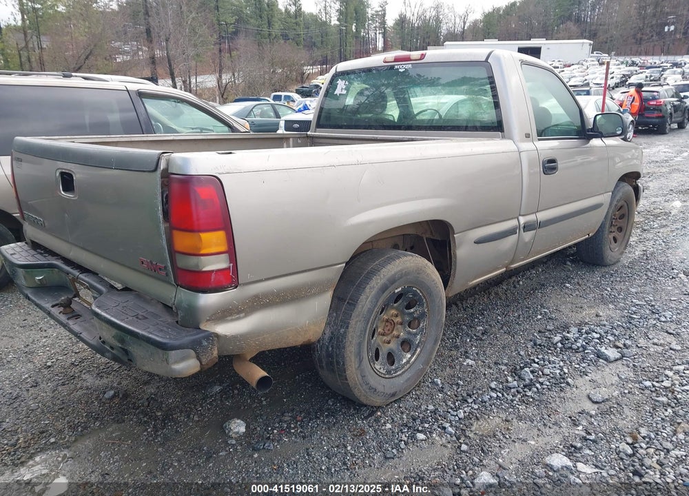 2002 GMC SIERRA 1500 SL VIN: 1GTEC14W52Z141775