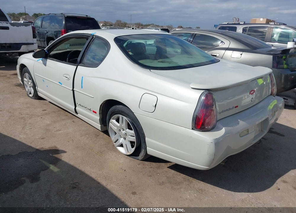 2003 CHEVROLET MONTE CARLO SS VIN: 2G1WX12K739172510