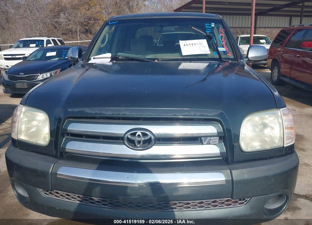 2006 TOYOTA TUNDRA SR5 V8 VIN: 5TBET34186S532855
