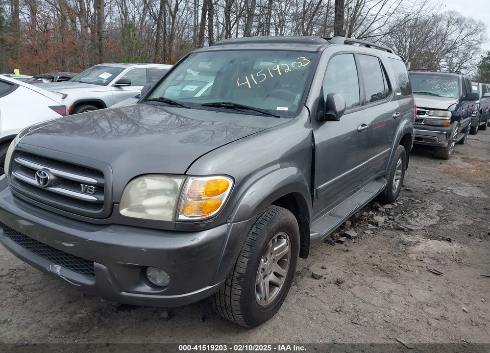 2003 TOYOTA SEQUOIA LIMITED V8 VIN: 5TDBT48A03S166816