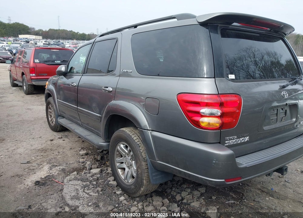 2003 TOYOTA SEQUOIA LIMITED V8 VIN: 5TDBT48A03S166816