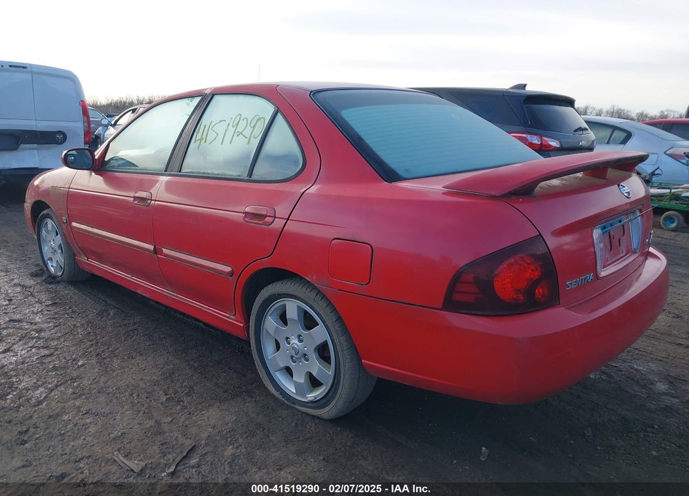 2004 NISSAN SENTRA SE-R VIN: 3N1AB51D34L730011
