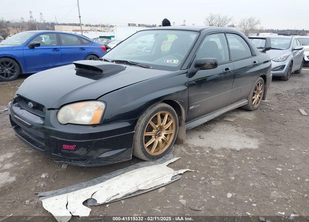 2004 SUBARU IMPREZA WRX STI VIN: JF1GD70674L521338