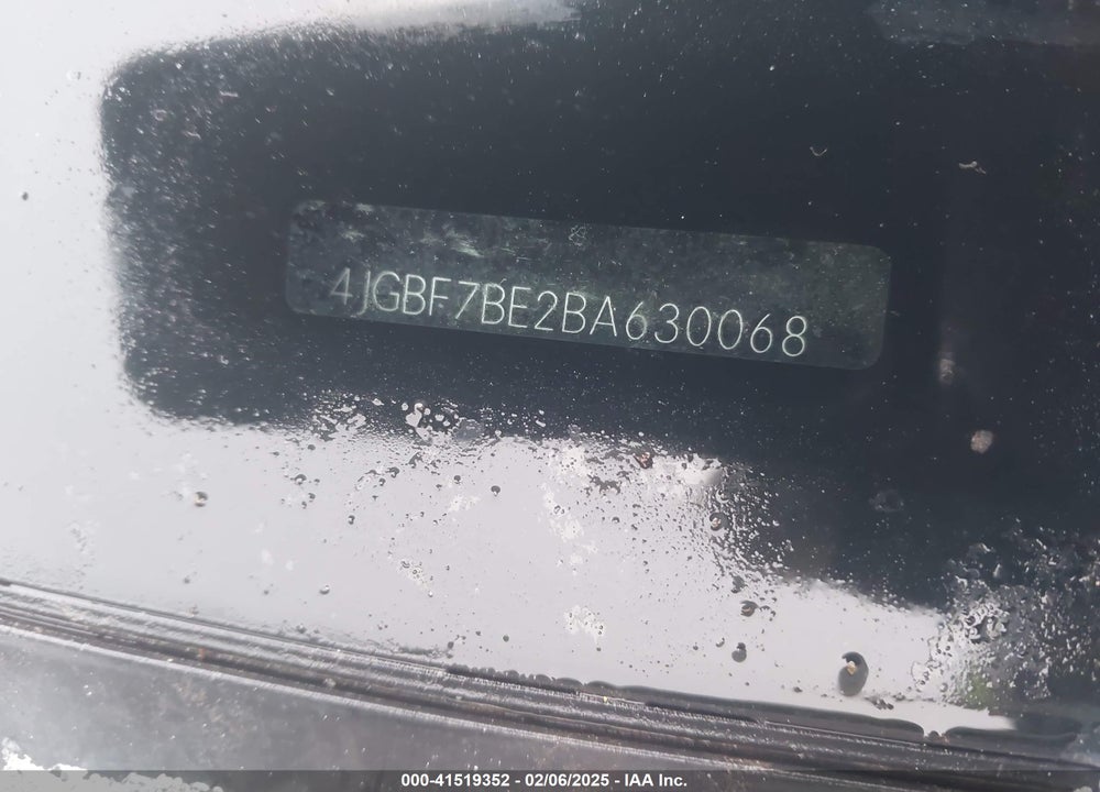 2011 MERCEDES-BENZ GL 450 VIN: 4JGBF7BE2BA630068