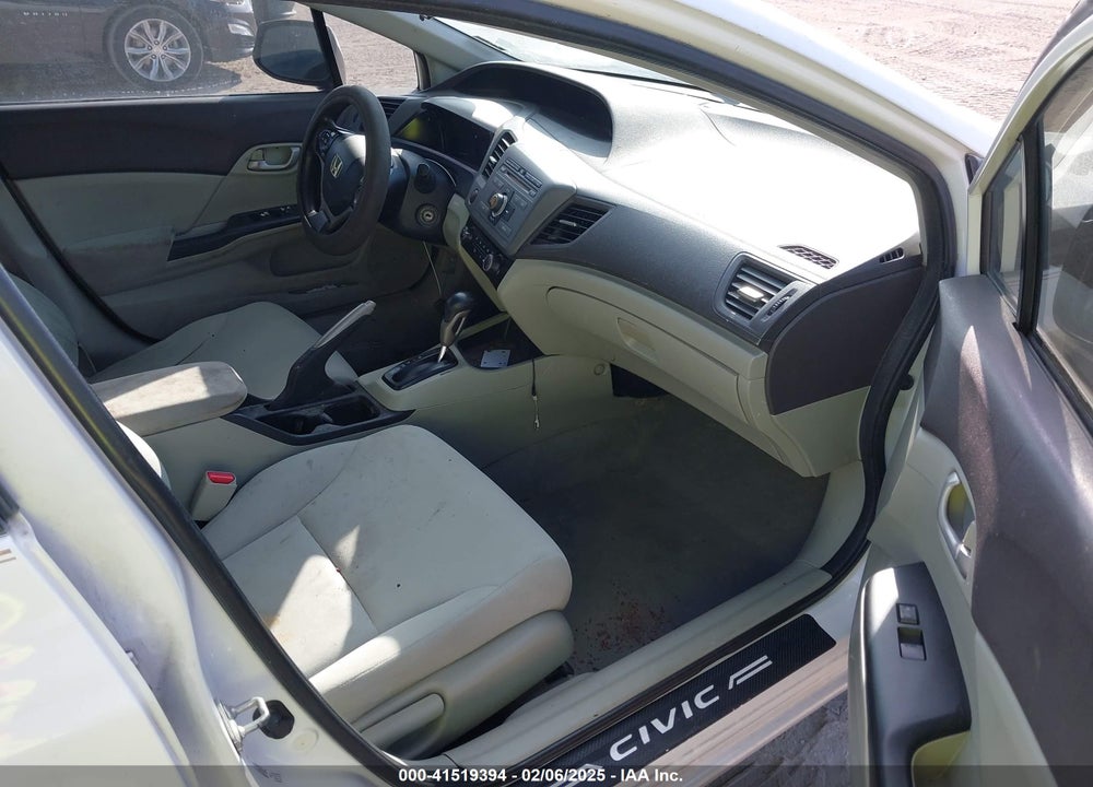 2012 HONDA CIVIC VIN: 19XFB2F56CE051131