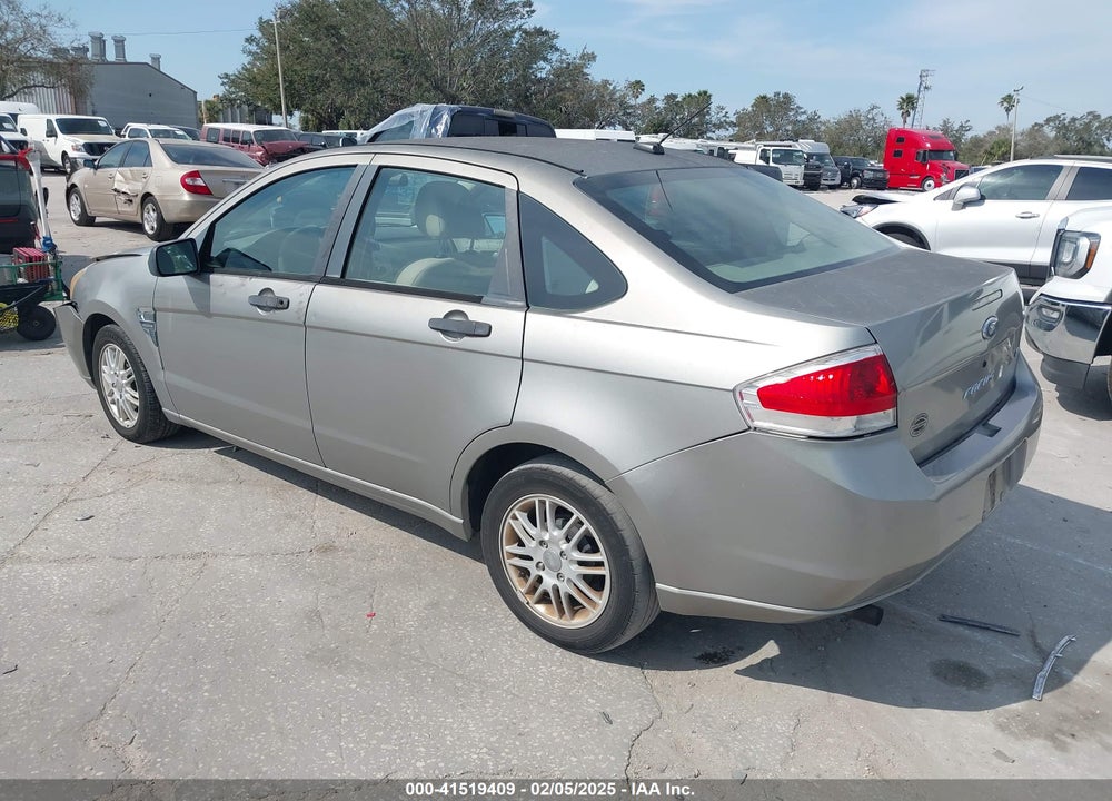 2008 FORD FOCUS SE VIN: 1FAHP35N38W276739