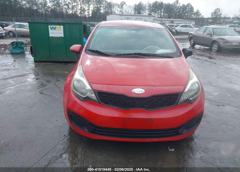 2013 KIA RIO VIN: KNADM4A39D6199832