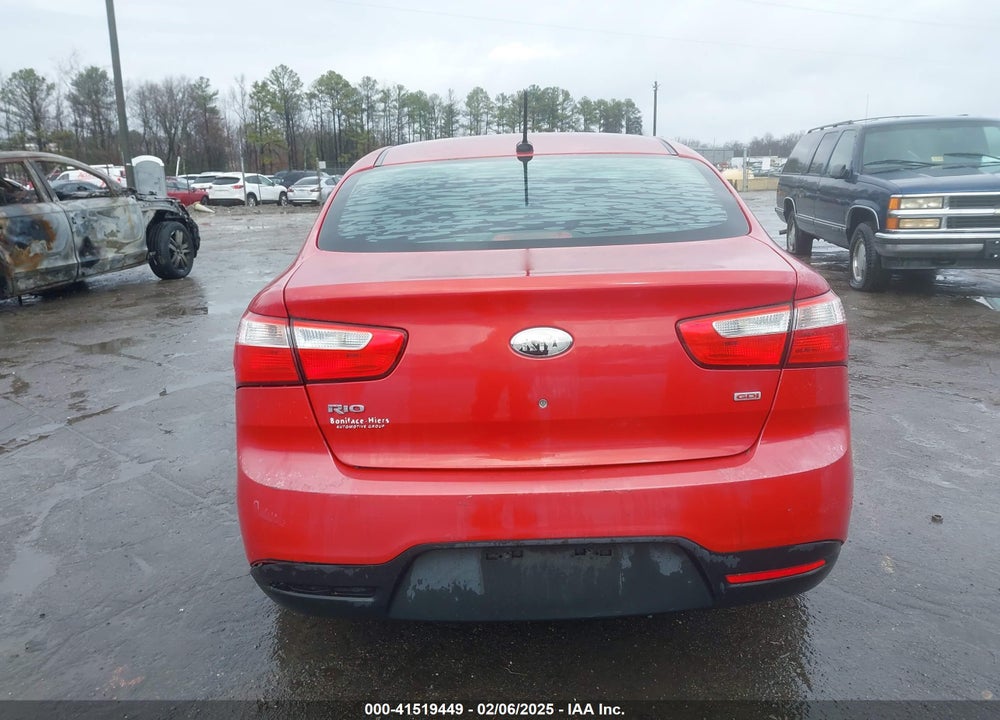 2013 KIA RIO VIN: KNADM4A39D6199832