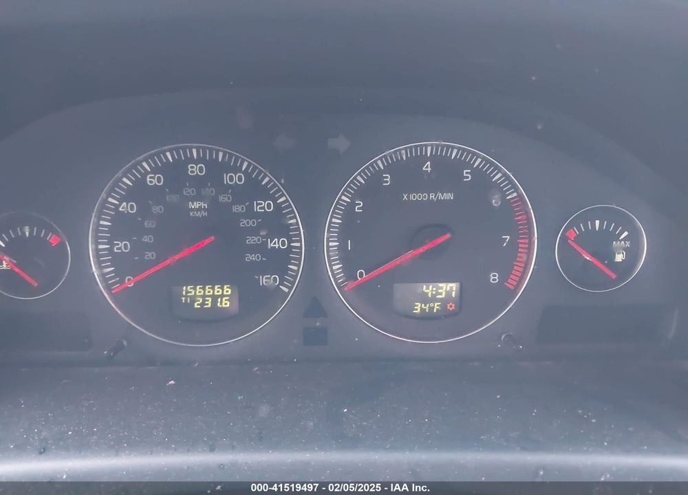 2005 VOLVO S80 2.5T VIN: YV1TS592X51407215
