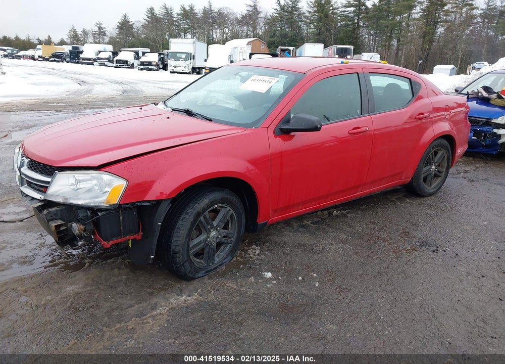 2012 DODGE AVENGER VIN: 1C3CDZABXCN214012