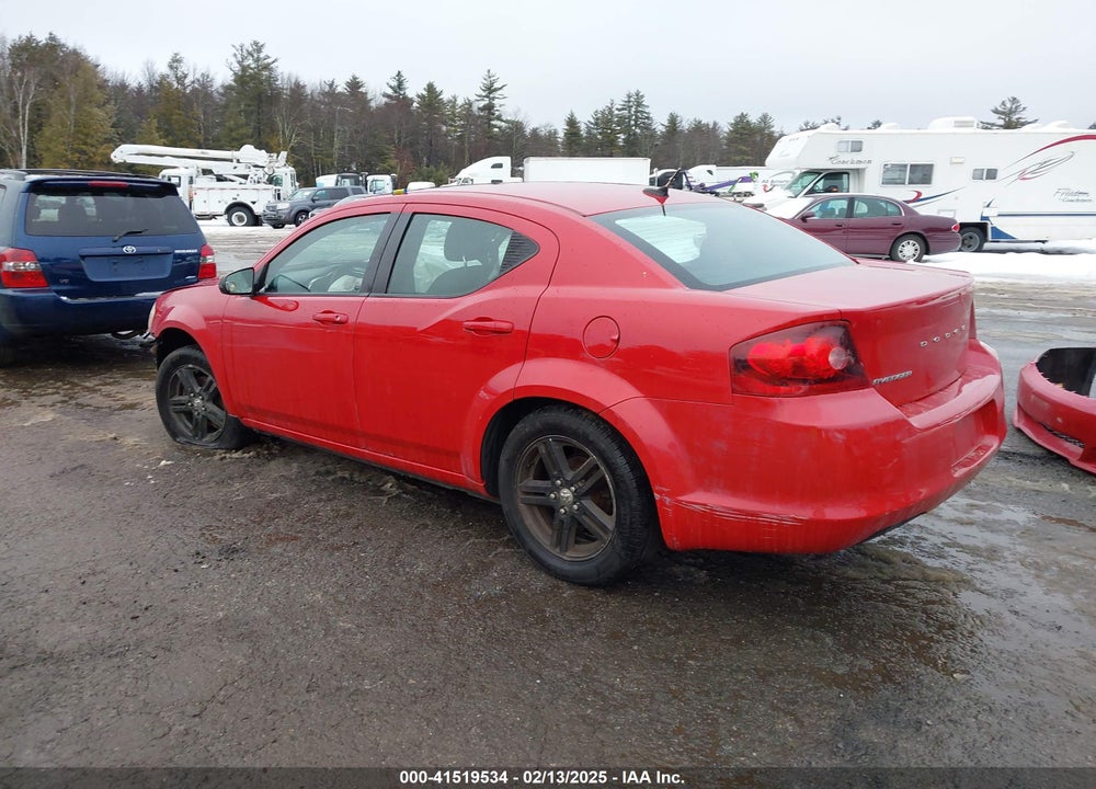 2012 DODGE AVENGER VIN: 1C3CDZABXCN214012