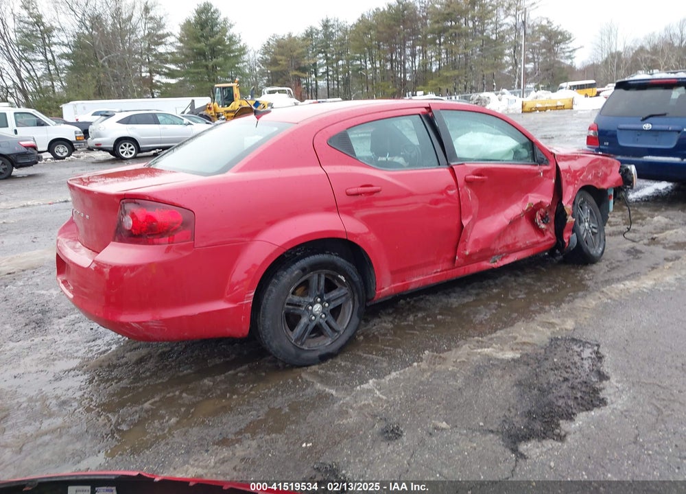2012 DODGE AVENGER VIN: 1C3CDZABXCN214012