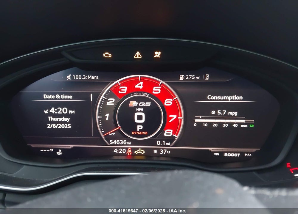 2019 AUDI SQ5 3.0T PREMIUM VIN: WA1B4AFY3K2027498