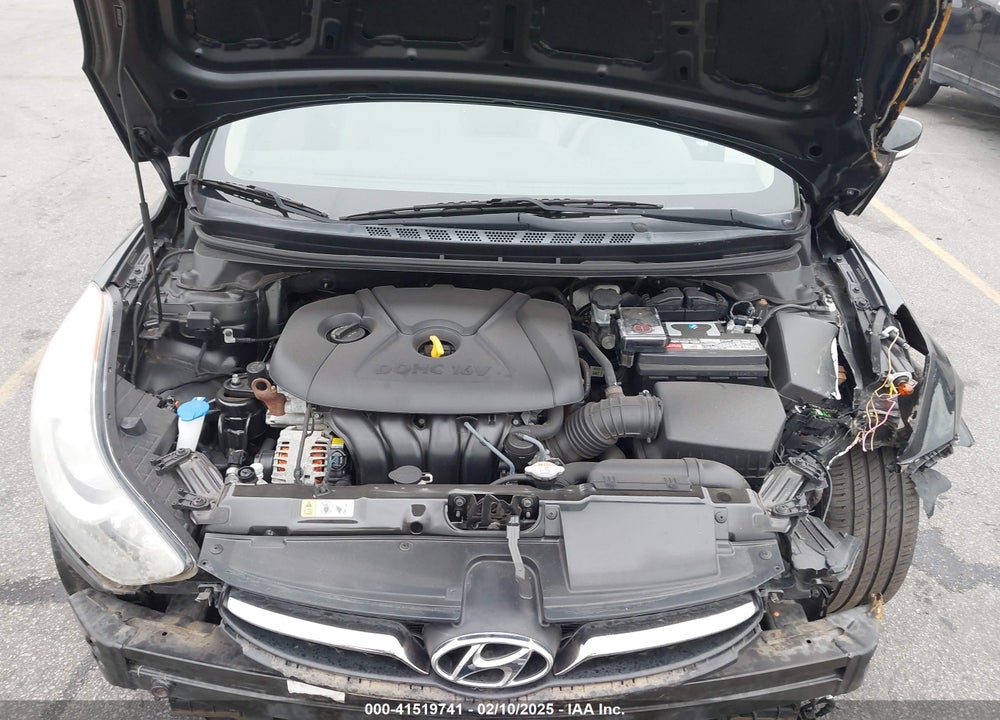 2013 HYUNDAI ELANTRA VIN: 5NPDH4AE9DH257629