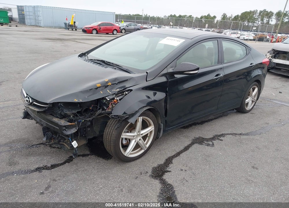 2013 HYUNDAI ELANTRA VIN: 5NPDH4AE9DH257629