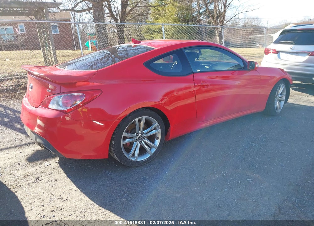 2010 HYUNDAI GENESIS 3.8 TRACK VIN: KMHHU6KH1AU021877