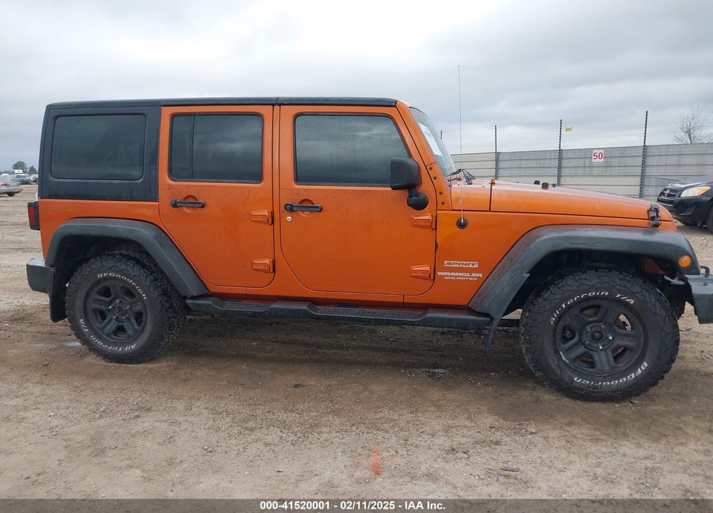 2011 JEEP WRANGLER UNLIMITED SPORT RHD VIN: 1J4BZ3H17BL611362