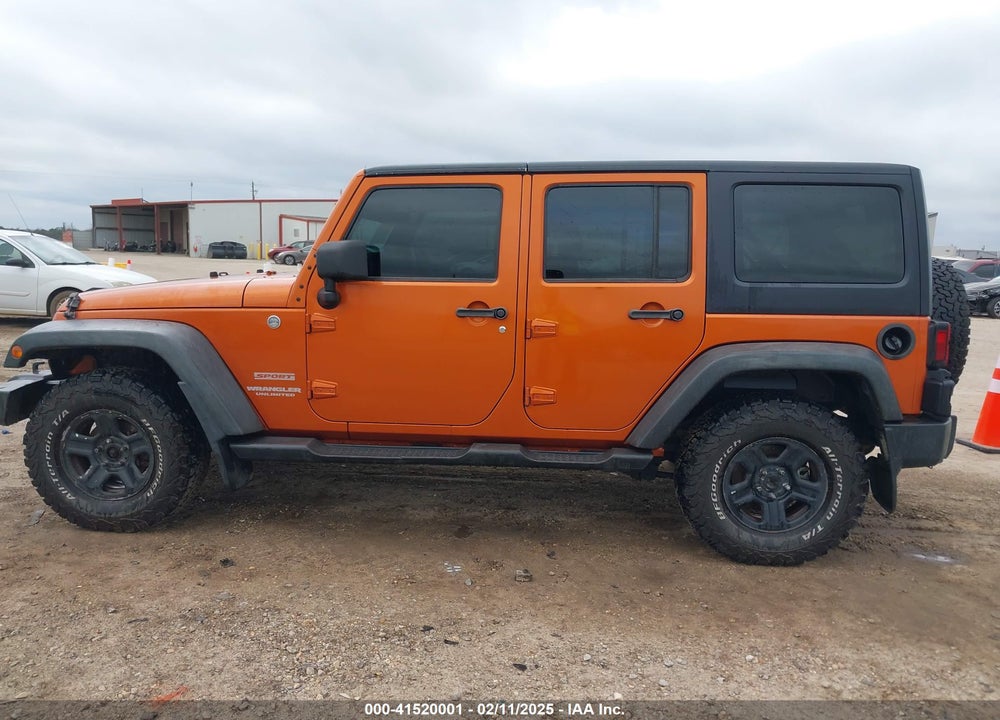 2011 JEEP WRANGLER UNLIMITED SPORT RHD VIN: 1J4BZ3H17BL611362