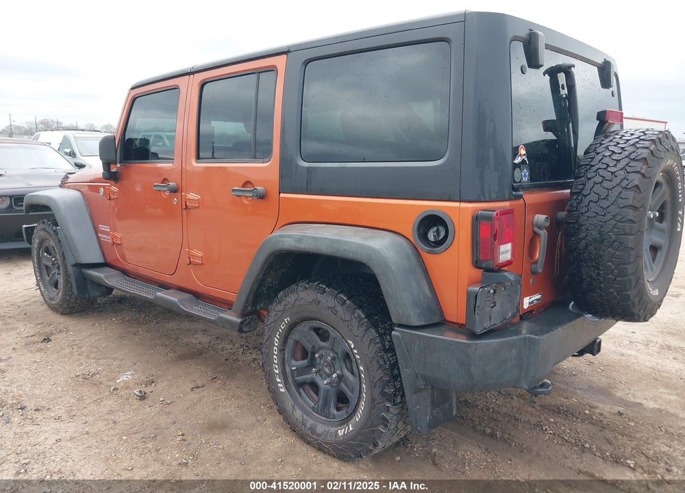 2011 JEEP WRANGLER UNLIMITED SPORT RHD VIN: 1J4BZ3H17BL611362