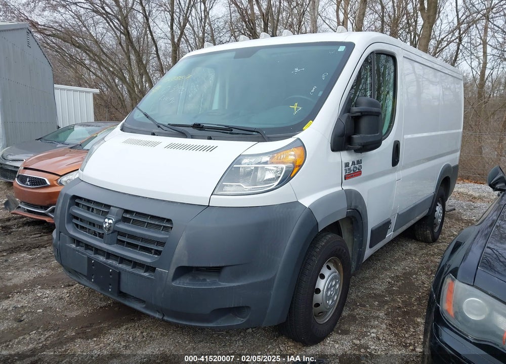 2016 RAM PROMASTER 1500 LOW ROOF VIN: 3C6TRVNG4GE100150