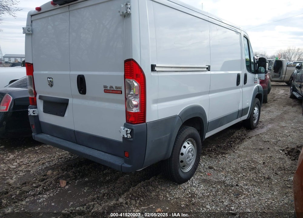 2016 RAM PROMASTER 1500 LOW ROOF VIN: 3C6TRVNG4GE100150