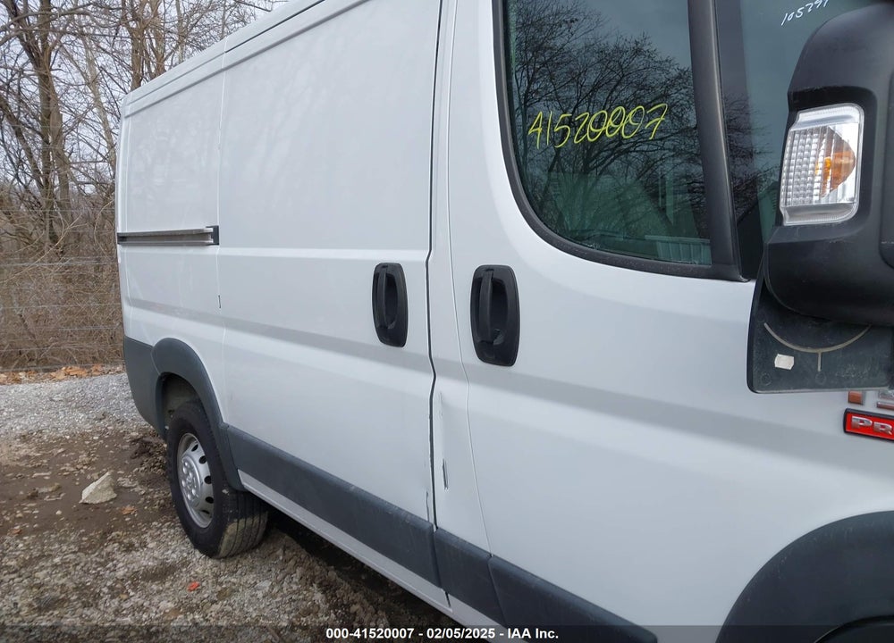2016 RAM PROMASTER 1500 LOW ROOF VIN: 3C6TRVNG4GE100150