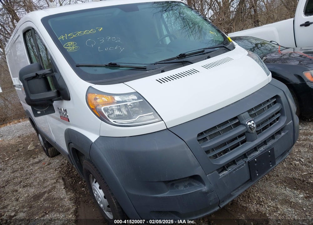 2016 RAM PROMASTER 1500 LOW ROOF VIN: 3C6TRVNG4GE100150