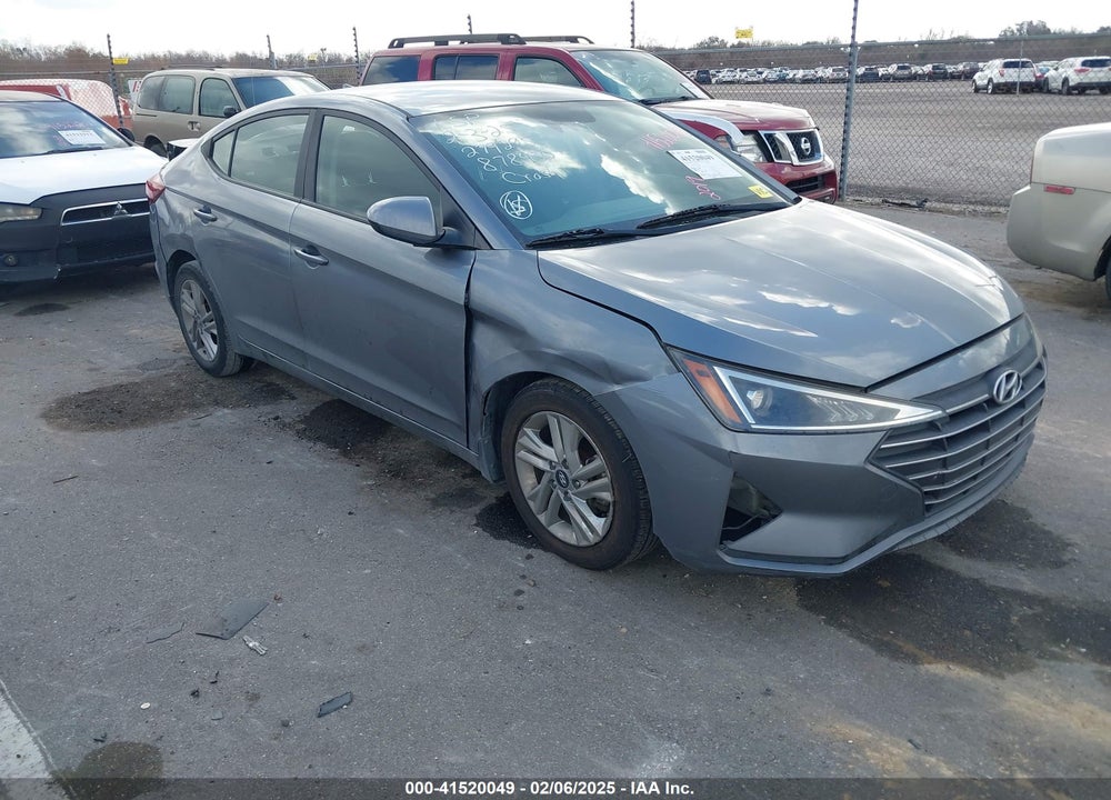 2019 HYUNDAI ELANTRA SEL VIN: KMHD84LF6KU878430
