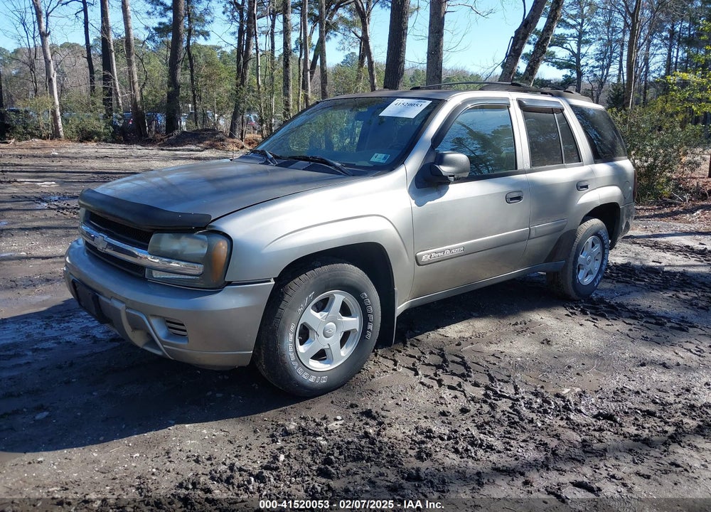 2002 CHEVROLET TRAILBLAZER LS VIN: 1GNDT13S422345395