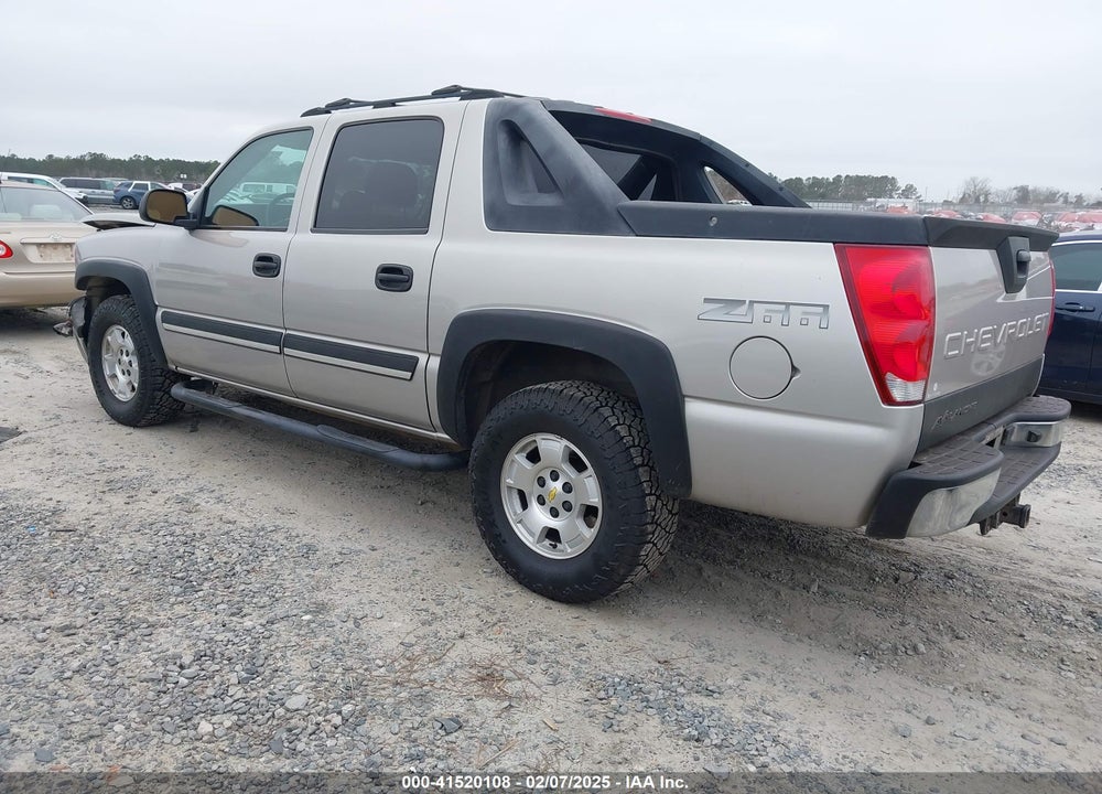 2004 CHEVROLET AVALANCHE 1500 VIN: 3GNEC12T84G327863