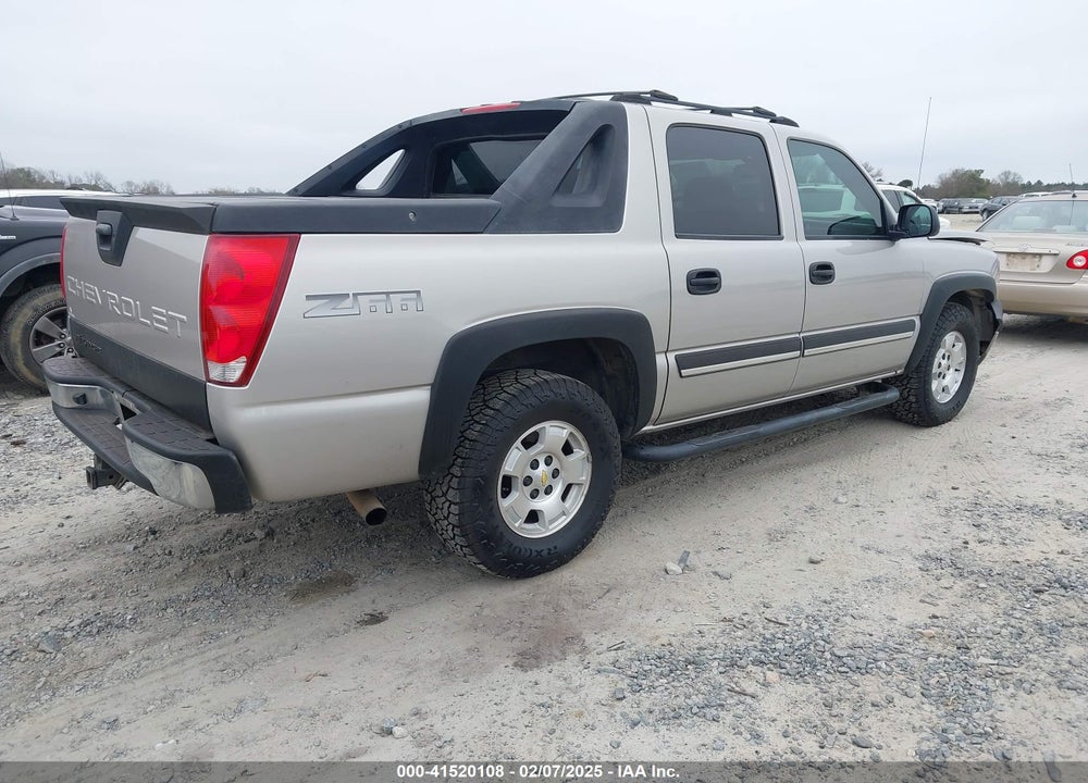 2004 CHEVROLET AVALANCHE 1500 VIN: 3GNEC12T84G327863