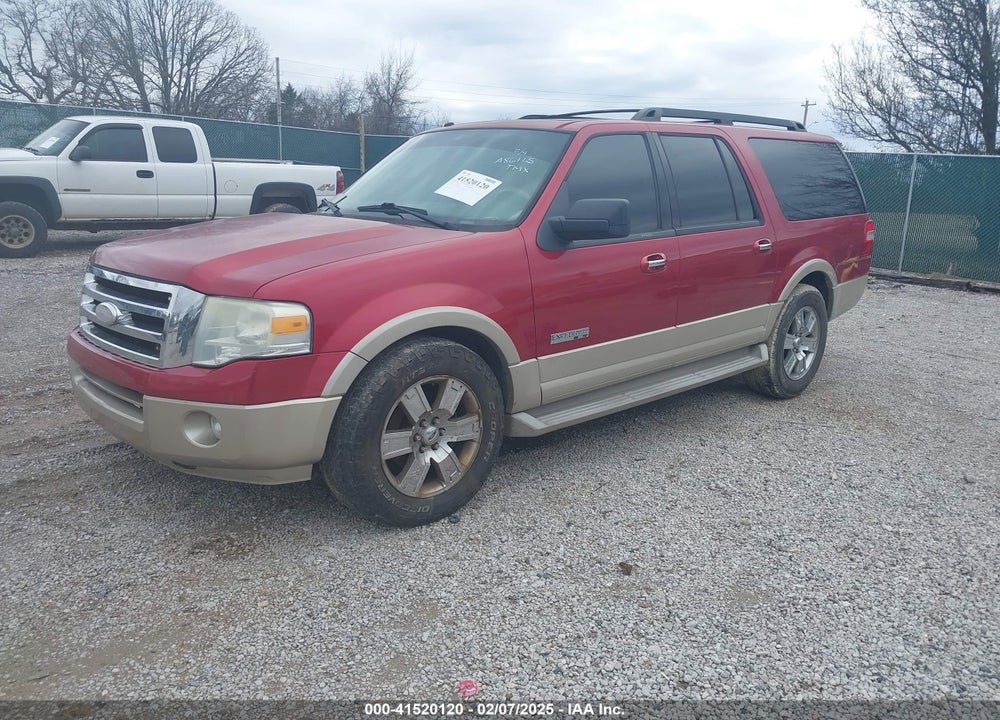 2007 FORD EXPEDITION EL EDDIE BAUER VIN: 1FMFK18587LA86155