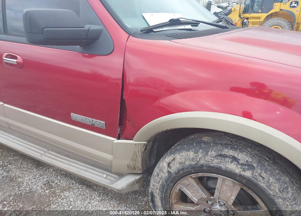 2007 FORD EXPEDITION EL EDDIE BAUER VIN: 1FMFK18587LA86155