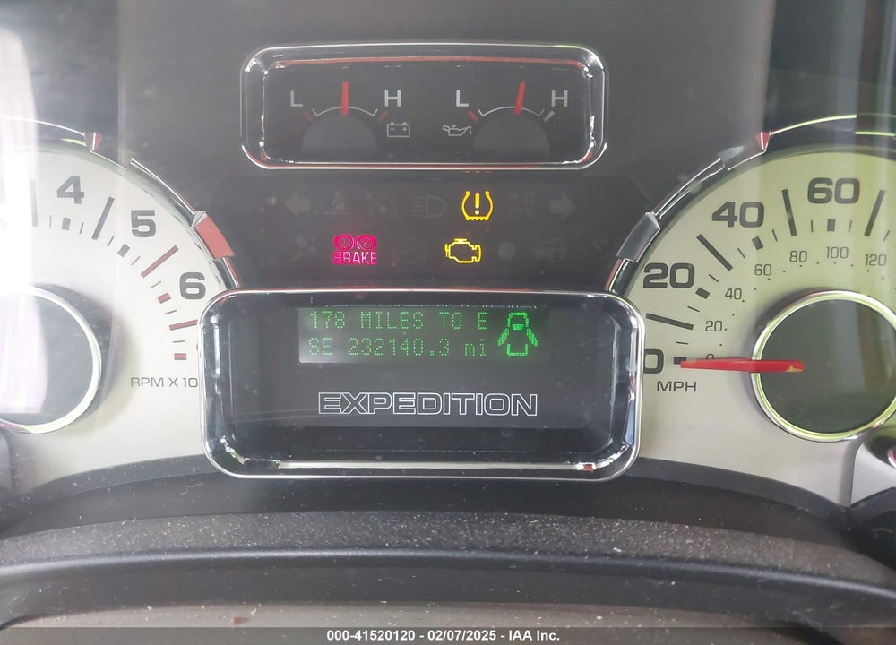 2007 FORD EXPEDITION EL EDDIE BAUER VIN: 1FMFK18587LA86155