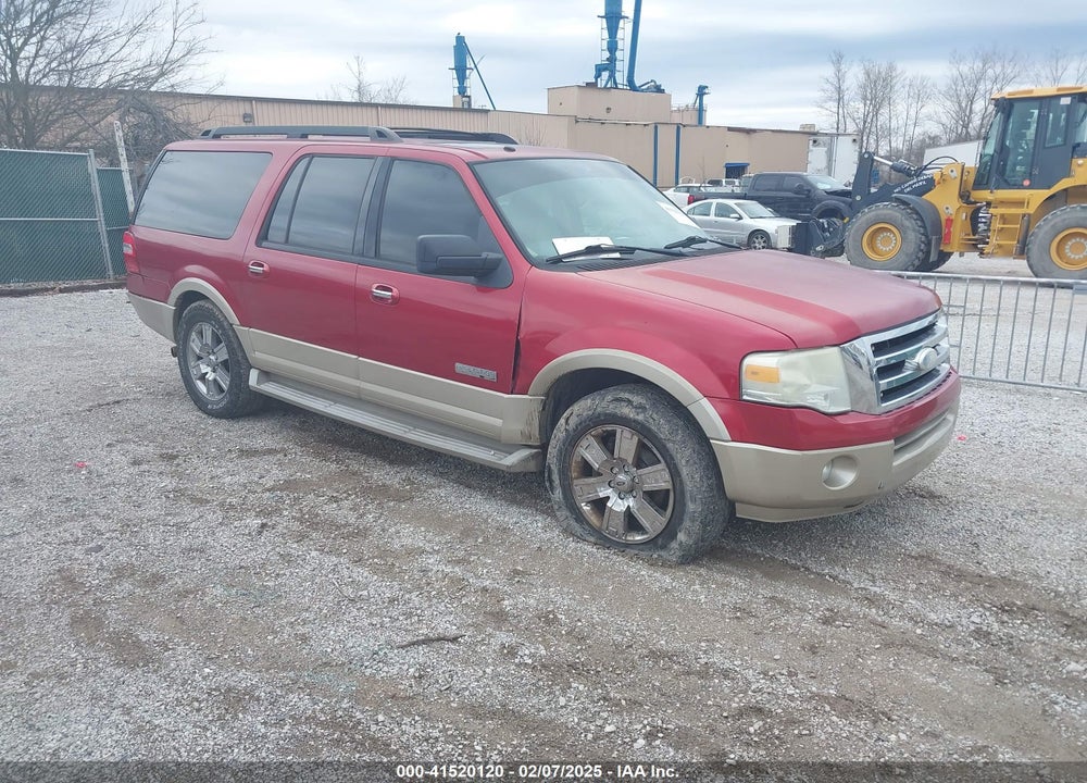 2007 FORD EXPEDITION EL EDDIE BAUER VIN: 1FMFK18587LA86155