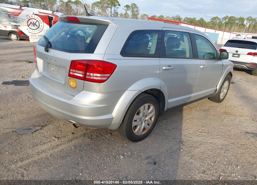 2014 DODGE JOURNEY AMERICAN VALUE PKG VIN: 3C4PDCAB4ET193803