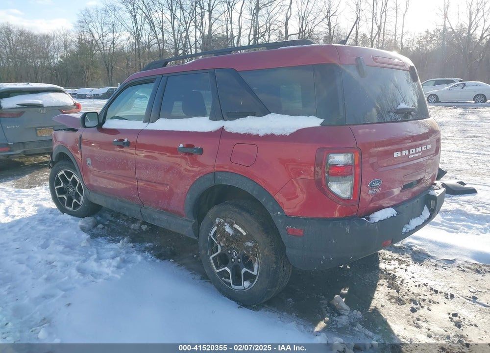 2021 FORD BRONCO SPORT BIG BEND VIN: 3FMCR9B68MRA49702